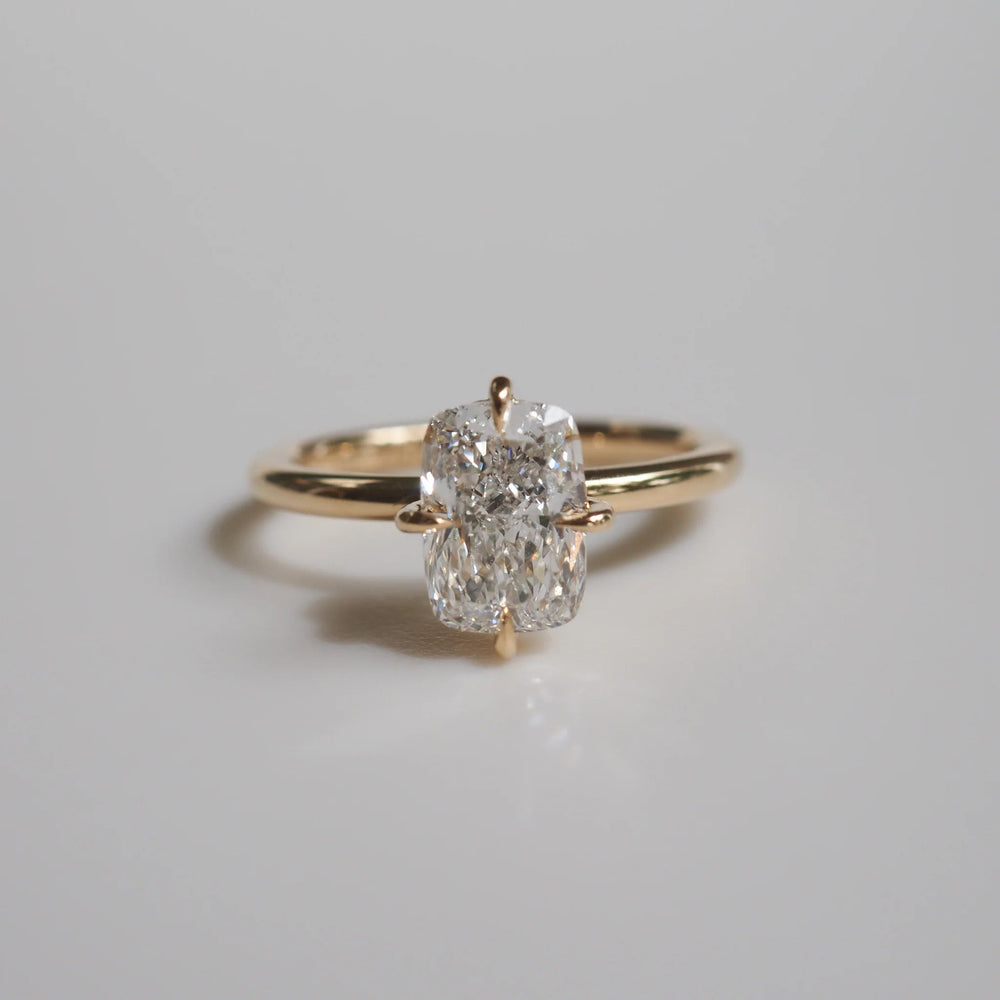 Cushion Cut Labgrown Engagement Ring