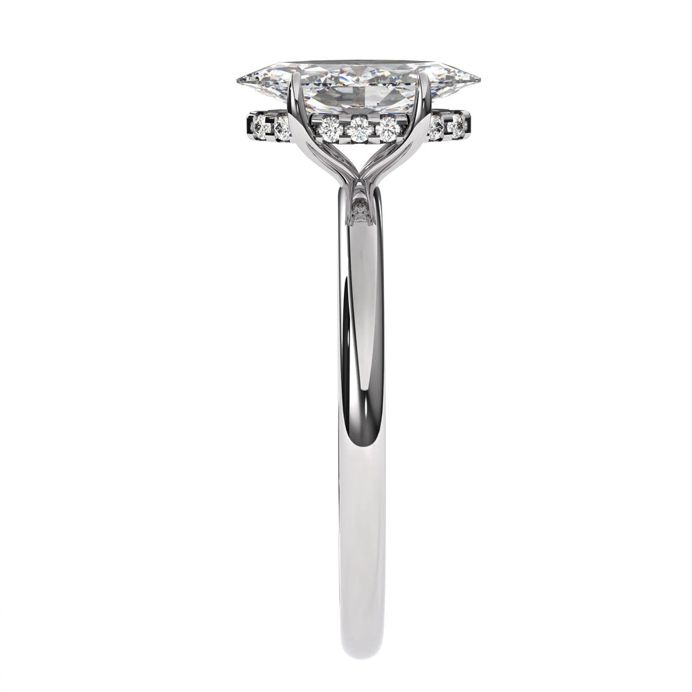 Marquise Cut Labgrown Engagement Ring