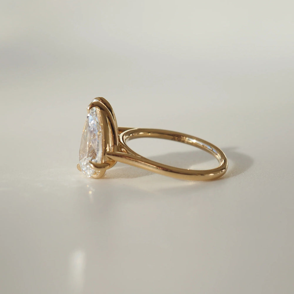 Toi Et Moi Pear & Marquise Cut Labgrown Engagement Ring