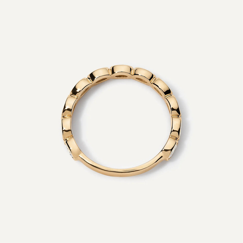 Oval Cut Wedding Band Women Labgrown Band