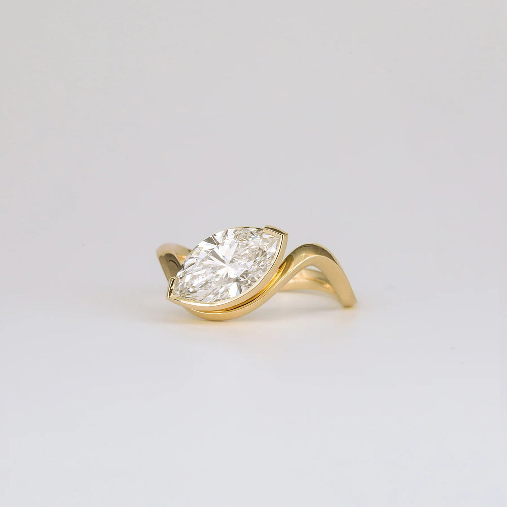 Marquise Cut Labgrown Engagement Ring