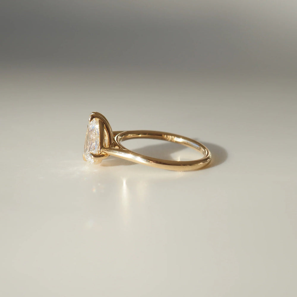 Toi Et Moi Pear & Marquise Cut Labgrown Engagement Ring