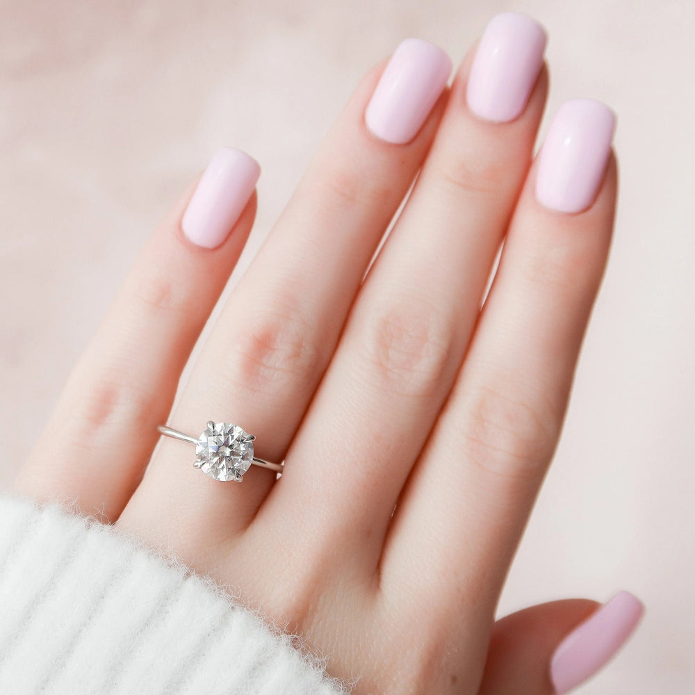 Round Brilliant Cut Labgrown Engagement Ring