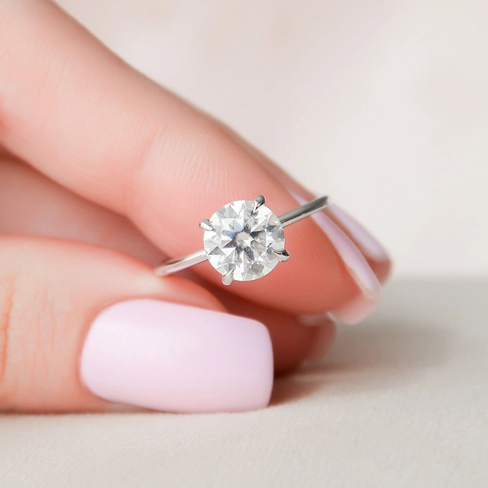 Round Brilliant Cut Labgrown Engagement Ring