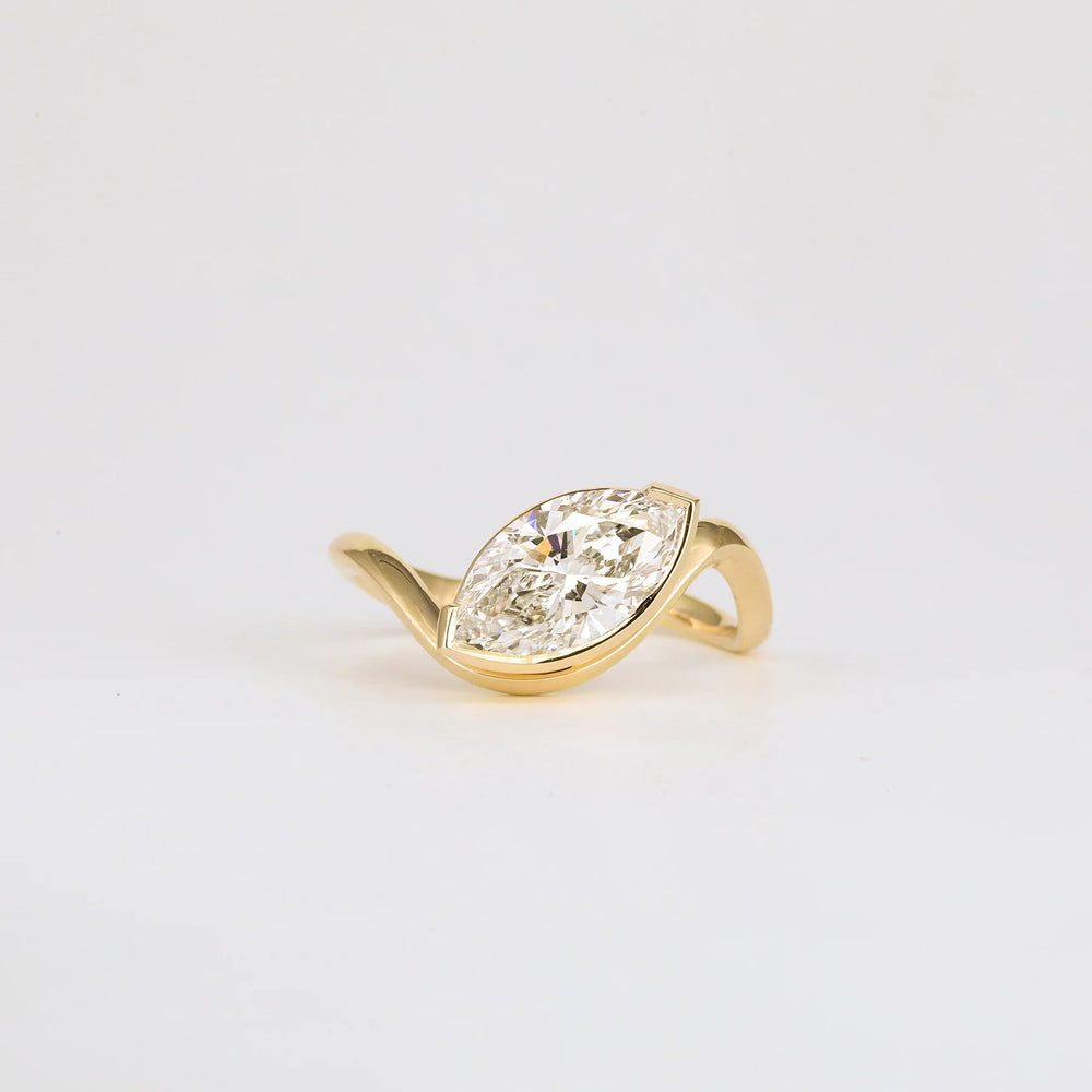 Marquise Cut Labgrown Engagement Ring