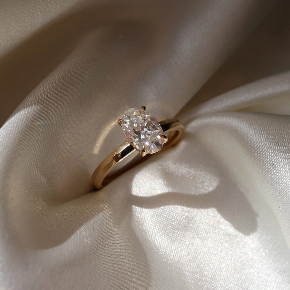 Oval Cut Labgrown Engagement Ring