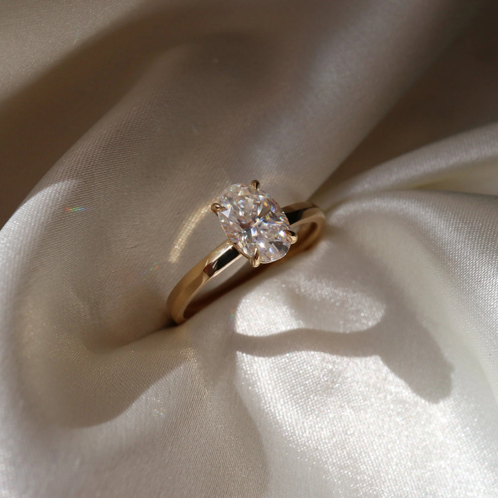 Oval Cut Labgrown Engagement Ring