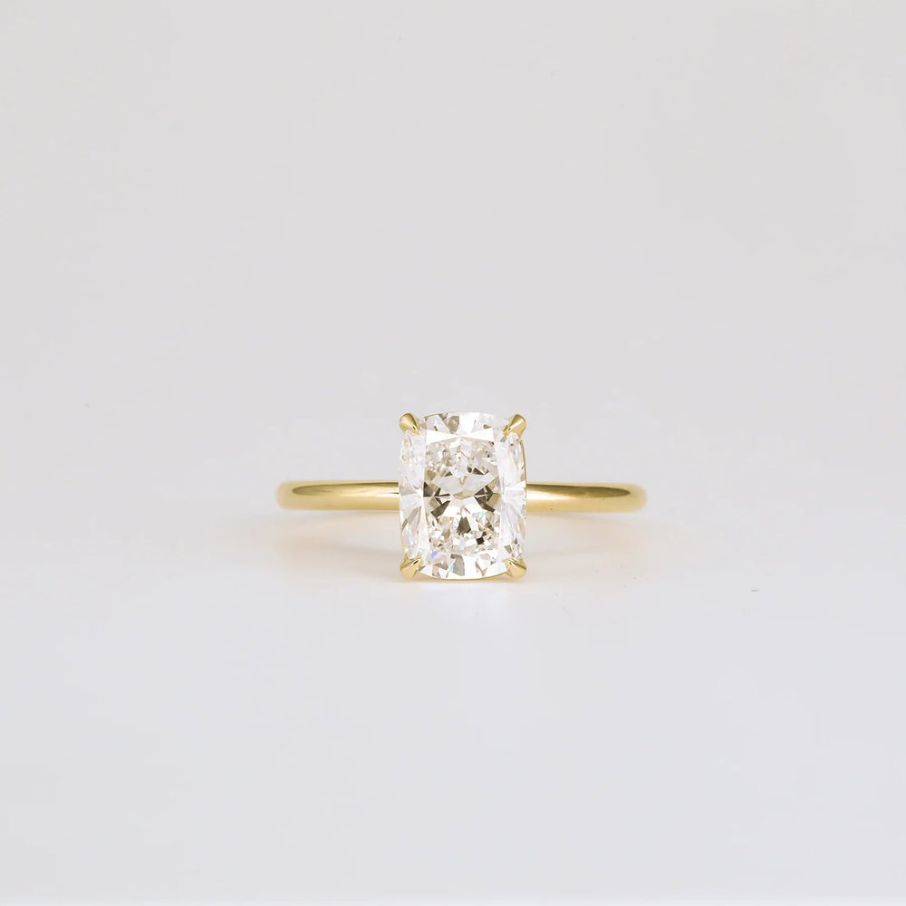Cushion Cut Labgrown Engagement Ring