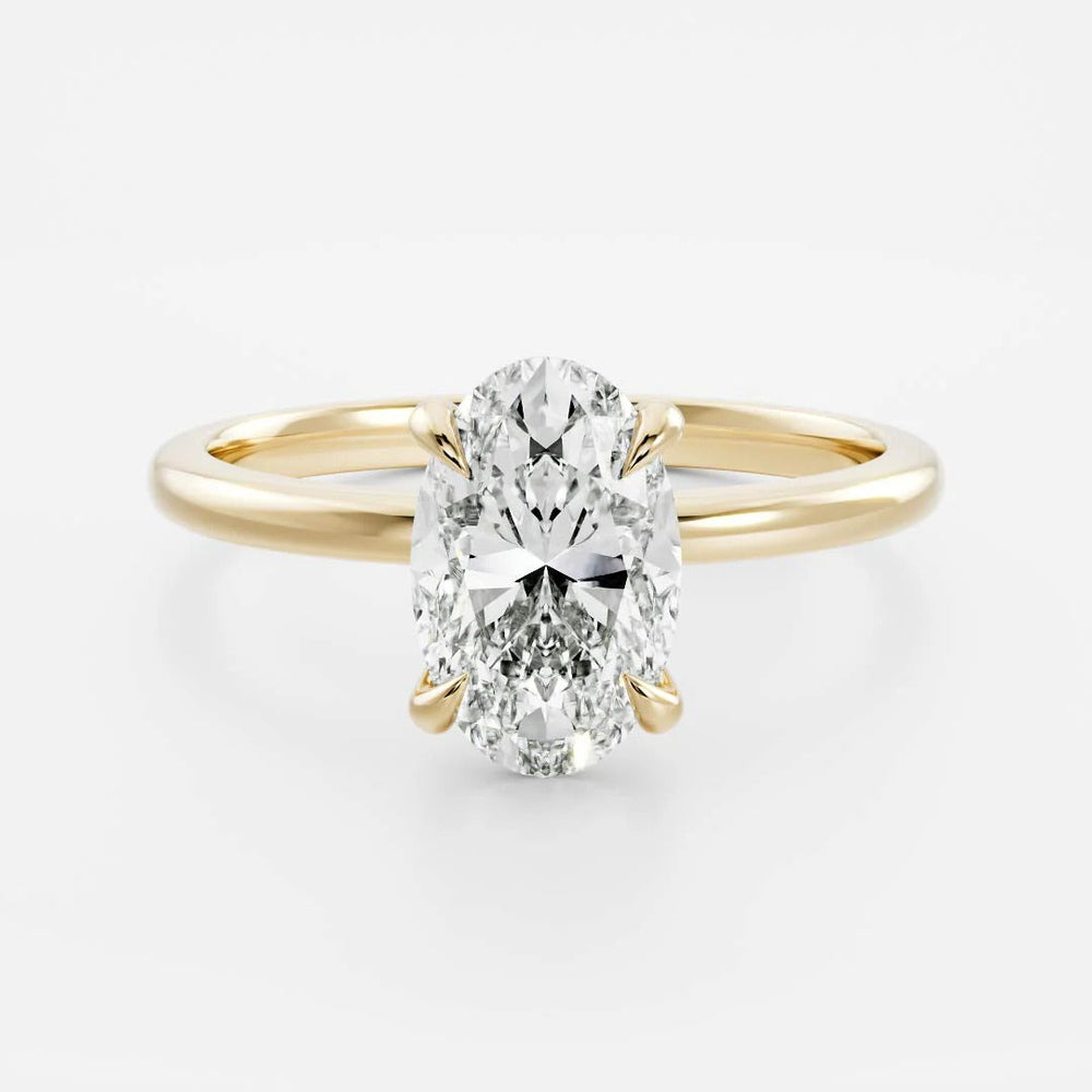 Oval Cut Labgrown Engagement Ring