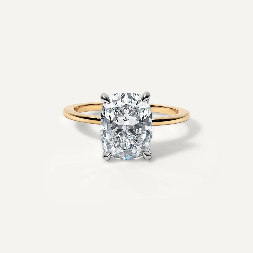 Cushion Cut Labgrown Engagement Ring