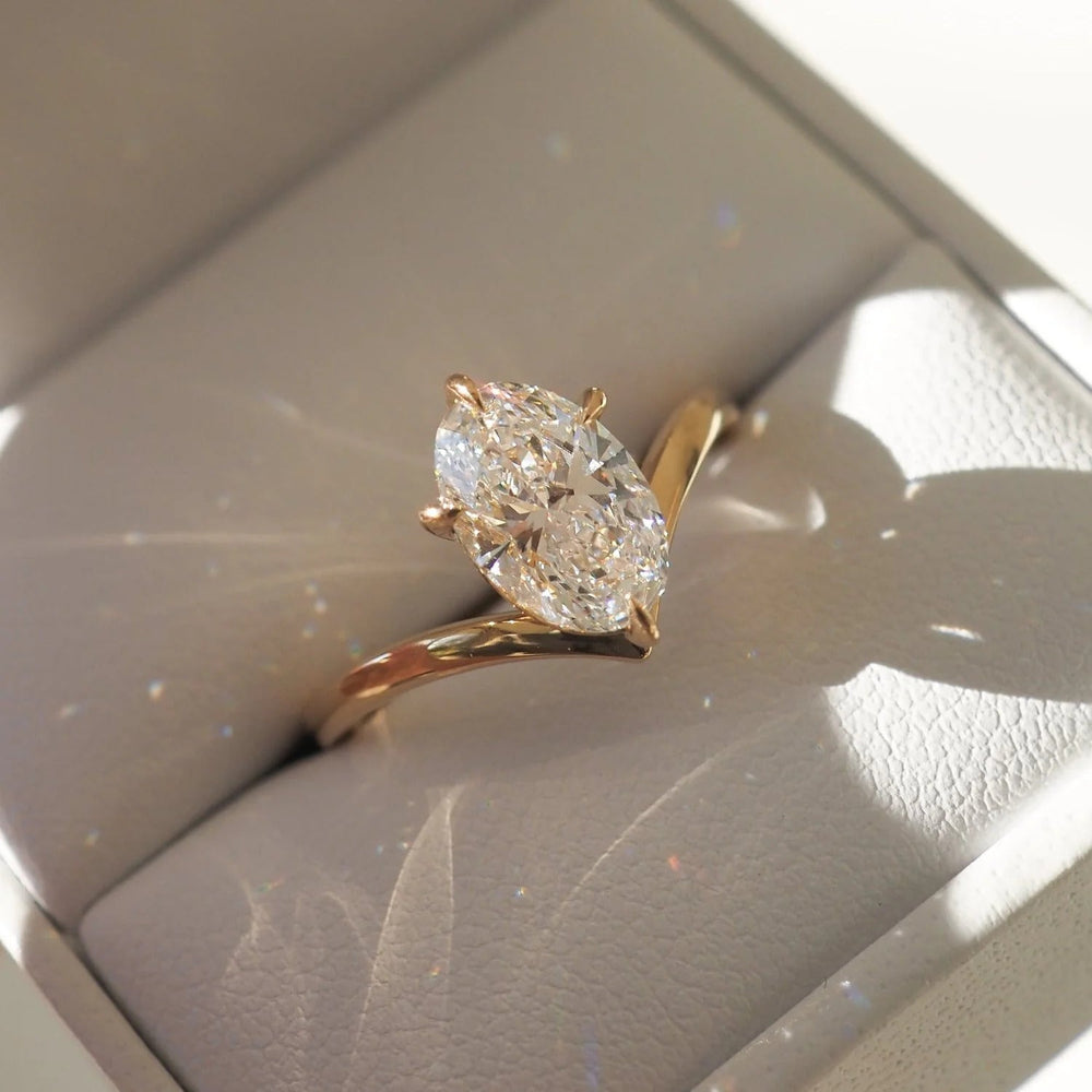 Oval Cut Labgrown Engagement Ring