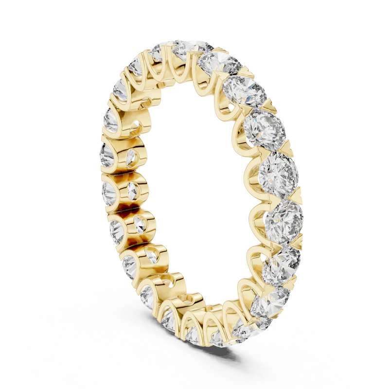 The Infinite Radiance Round Cut Eternity Band