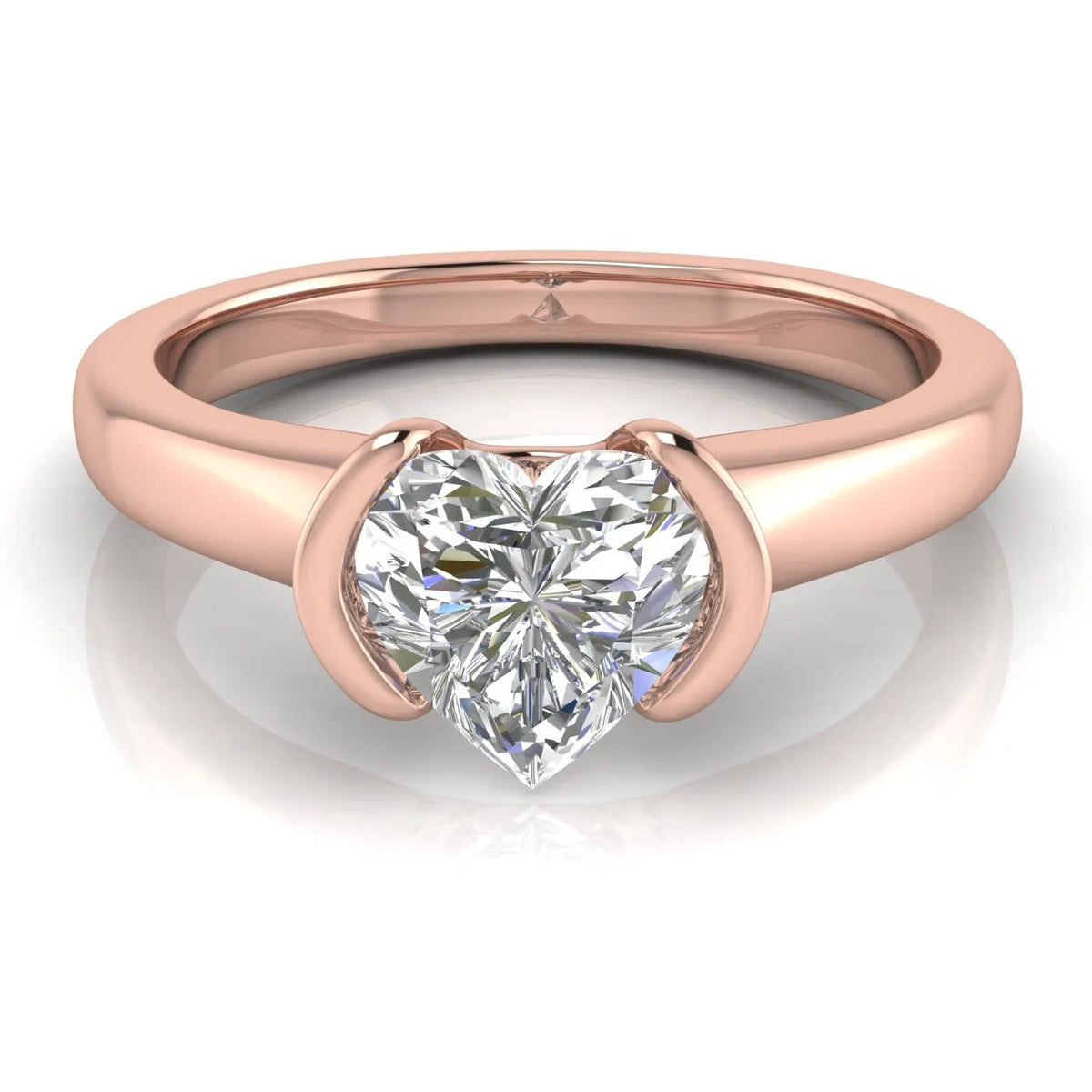 Modern Bezel-Inspired Solitaire Ring