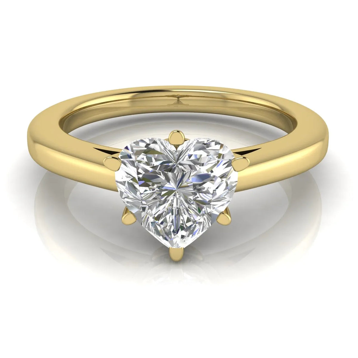 Classic Six-Prong Solitaire Ring