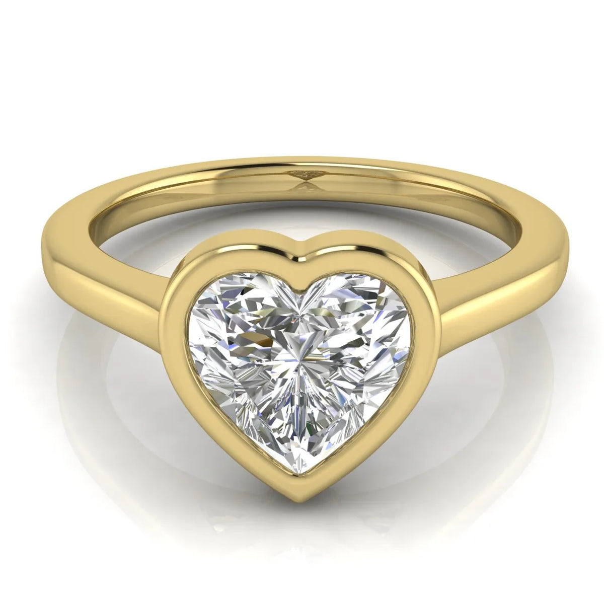 Romantic Halo Solitaire Ring