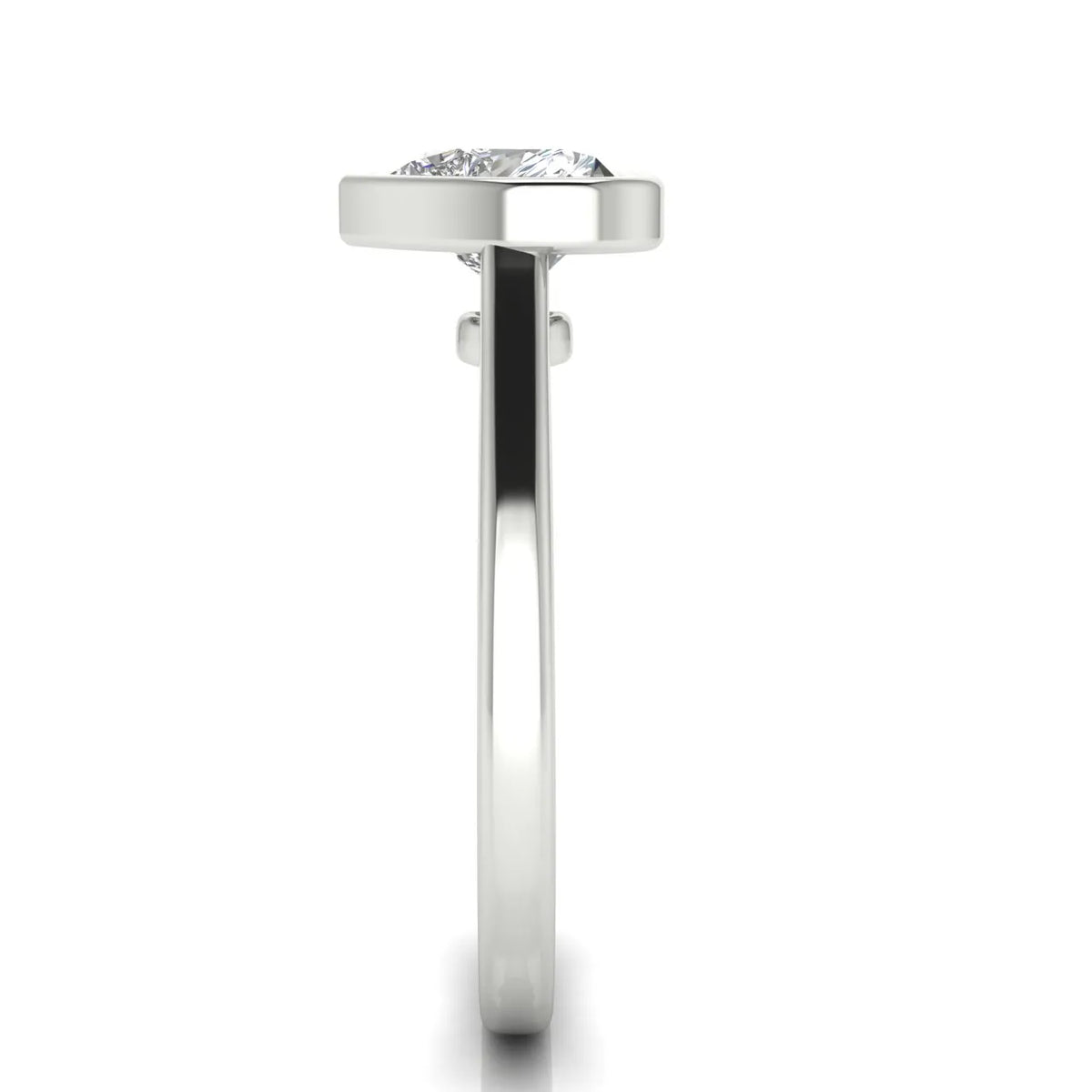 Romantic Halo Solitaire Ring
