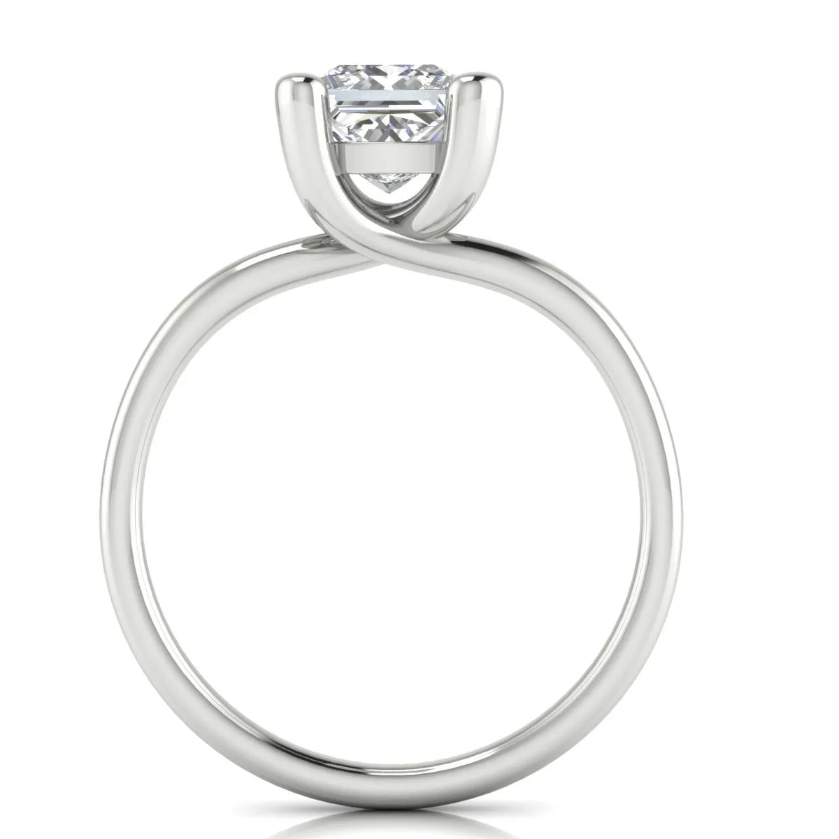 Romantic Solitaire Ring with Classic Setting