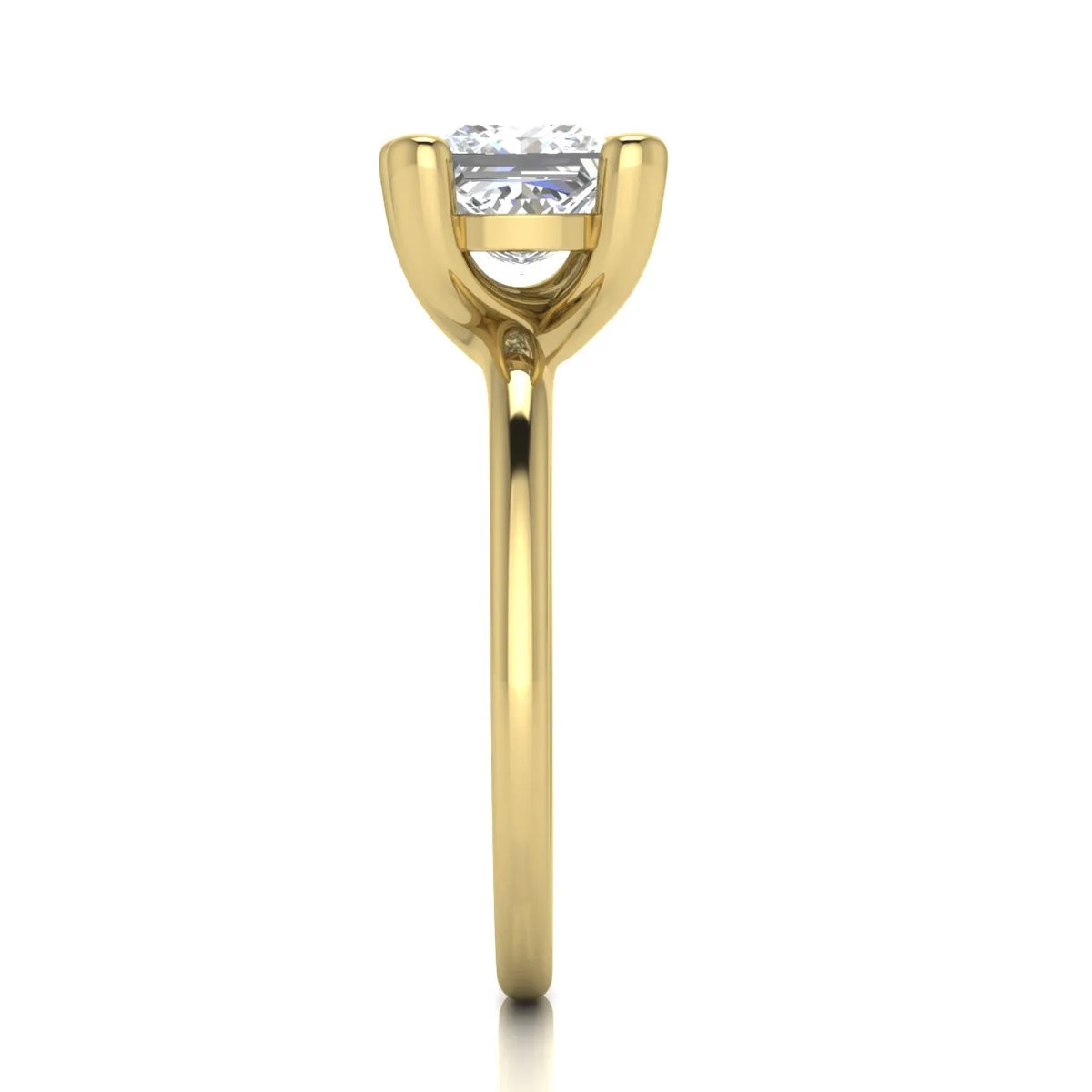 Romantic Solitaire Ring with Classic Setting