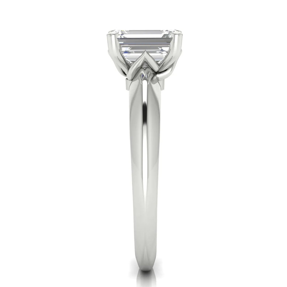 Romantic Solitaire Ring with Elegant Prong Setting