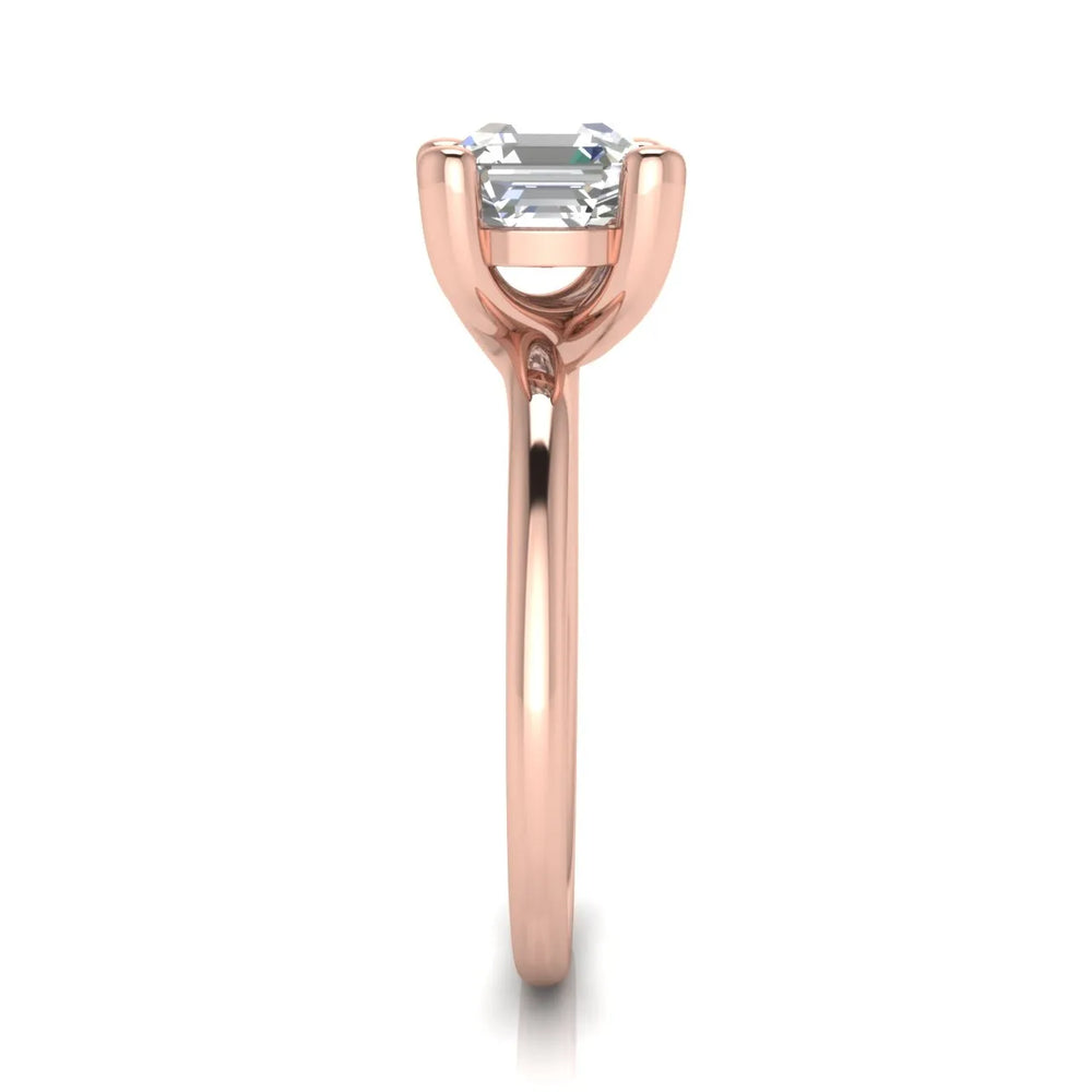Romantic Solitaire Ring with Classic Setting