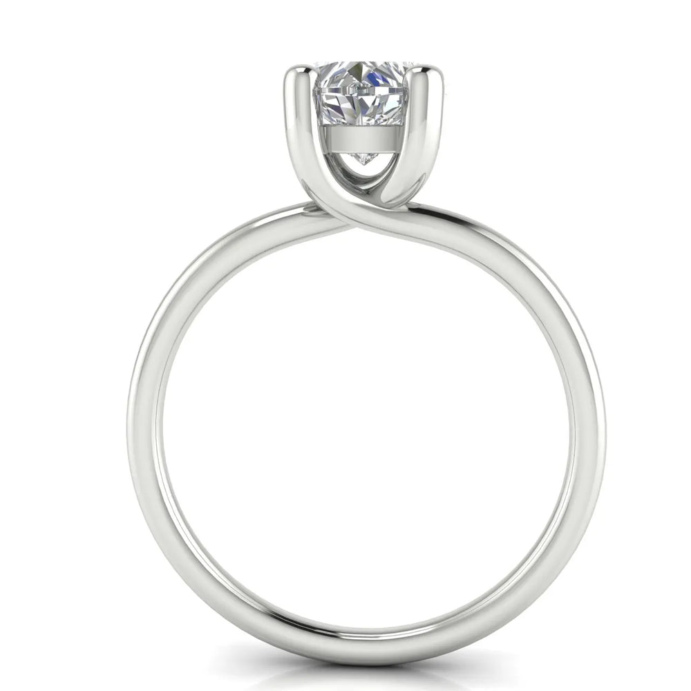 Romantic Solitaire Ring with Classic Setting