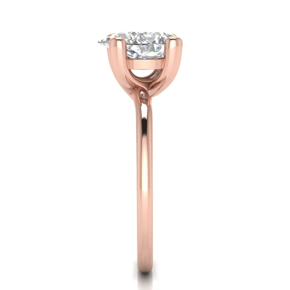 Romantic Solitaire Ring with Classic Setting