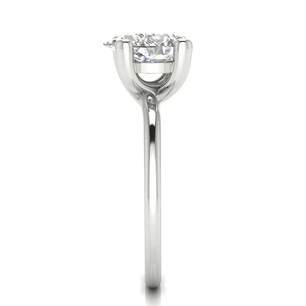 Romantic Solitaire Ring with Classic Setting