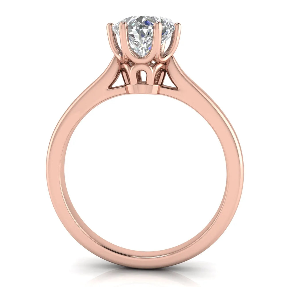 Romantic Solitaire Ring with Timeless Design