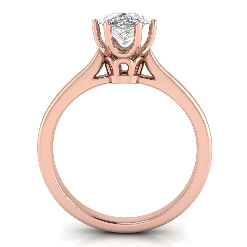 Romantic Solitaire Ring with Timeless Design