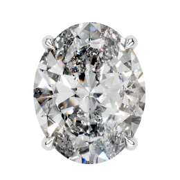 Lab Grown Center Diamond (Oval | 2.0ct | E Color | VVS 1)