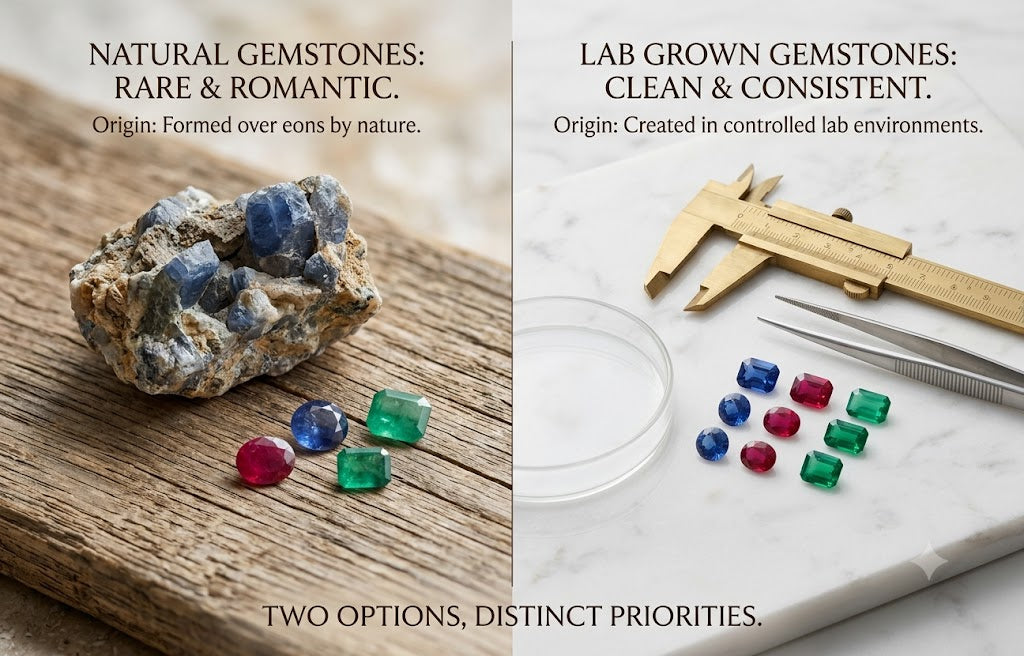 What Makes Lab Grown Gemstones Different From Natural Gemstones?