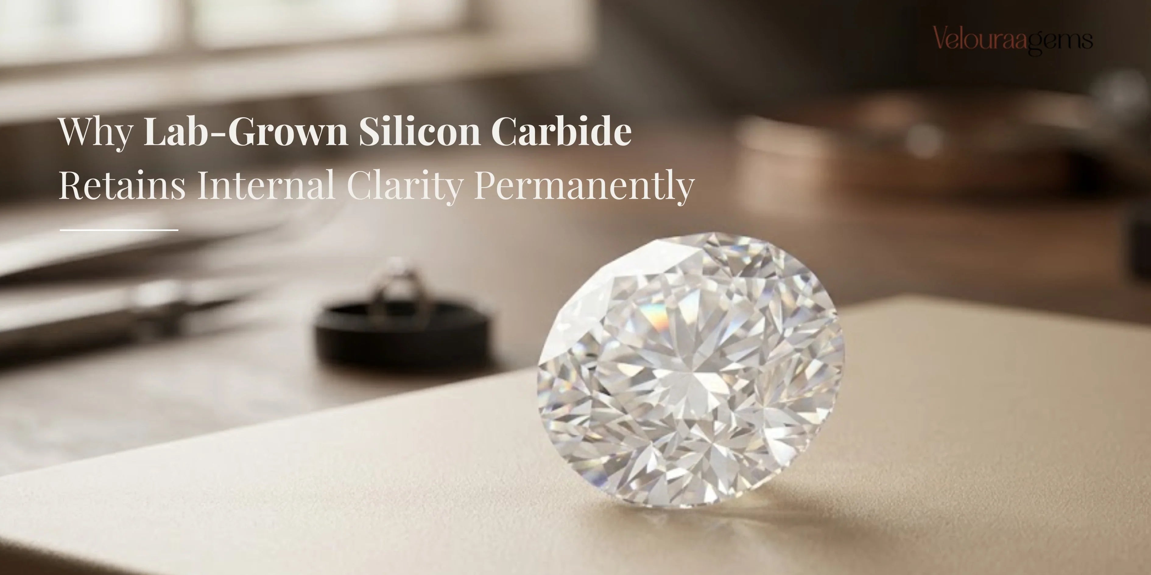 Lab-Grown Silicon Carbide Retains Internal Clarit