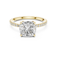 The Imperial Reflection & Side Diamond Engagement Ring