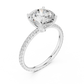 The Imperial Reflection & Side Diamond Engagement Ring