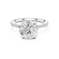 The Imperial Reflection & Side Diamond Engagement Ring