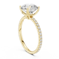 The Imperial Reflection & Side Diamond Engagement Ring