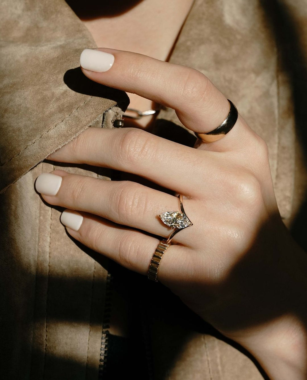 Marquise Cut Labgrown Engagement Ring, Wedding Ring