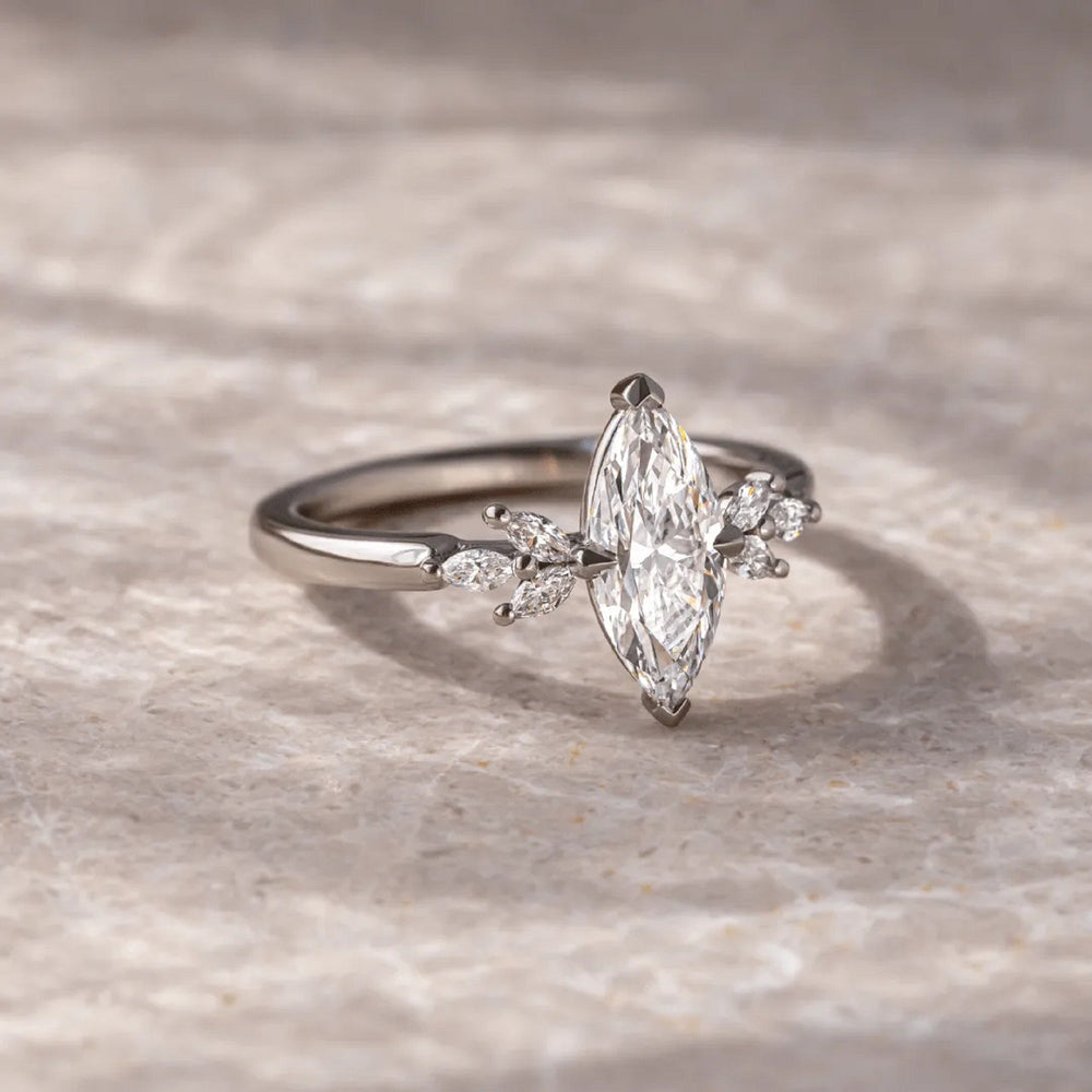 Marquise Cut Labgrown Engagement Ring