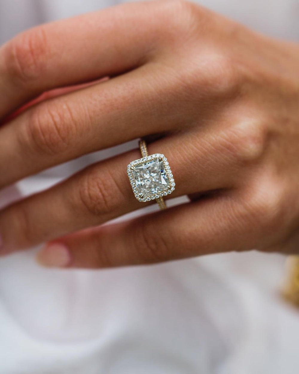 Radiant Cut Labgrown Ring