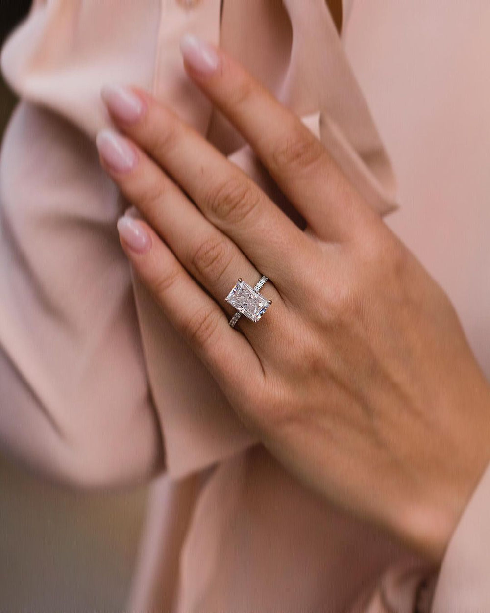 Radiant Cut Labgrown Ring