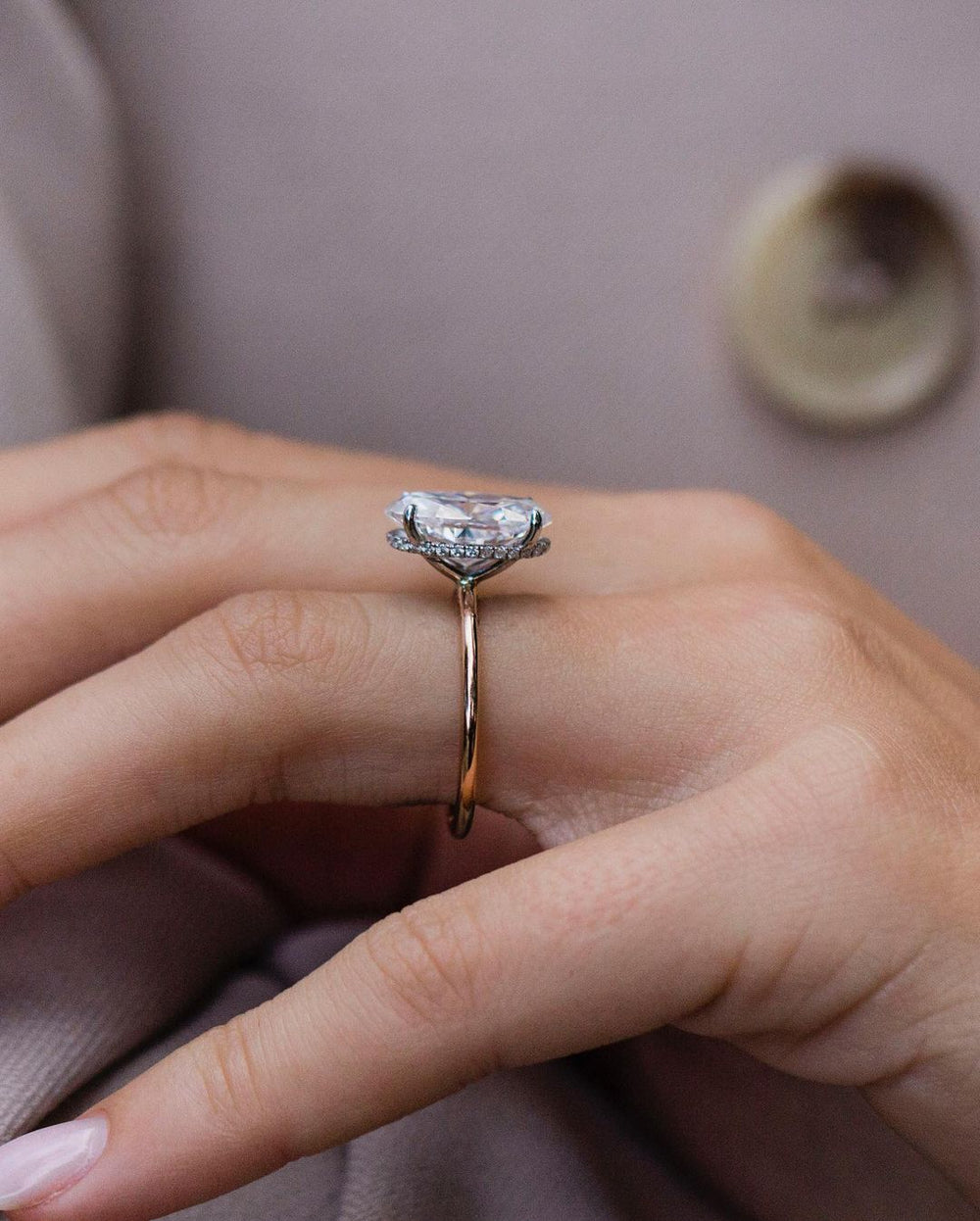 Oval Cut Labgrown Ring