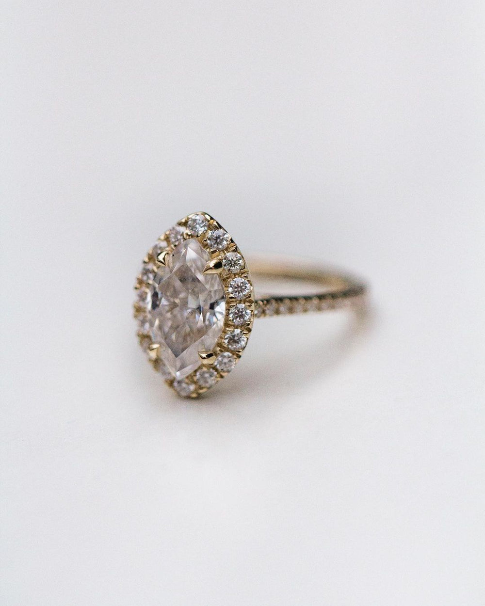 Marquise Cut Labgrown Engagement Ring