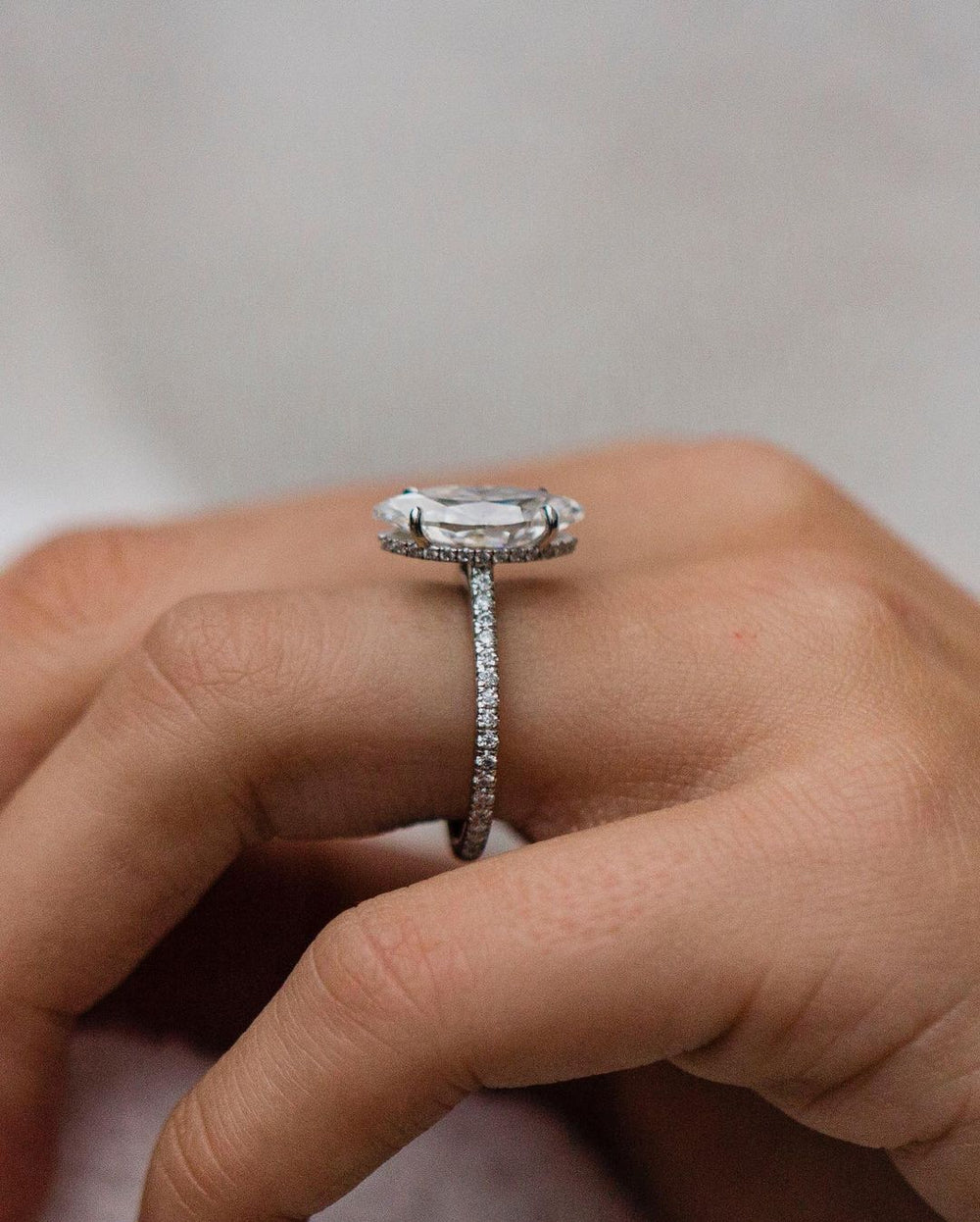 Marquise Cut Labgrown Ring