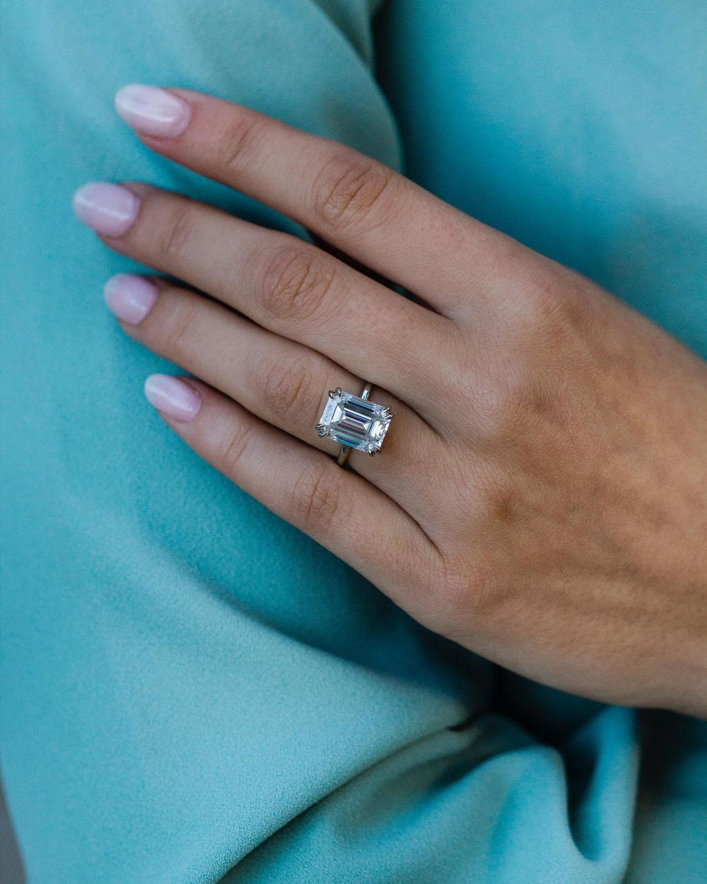 Emerald Cut Labgrown Ring