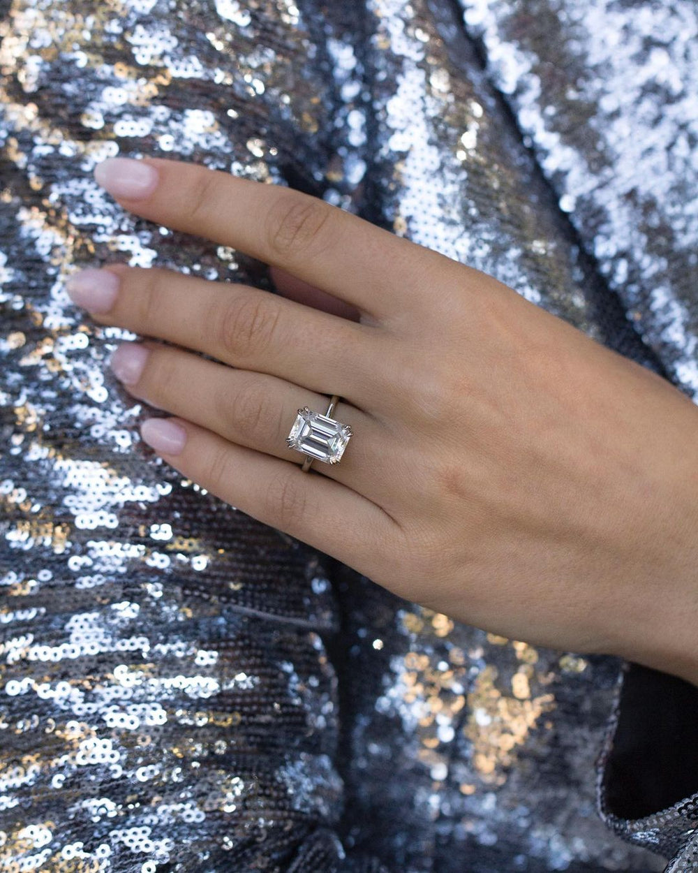 Emerald Cut Labgrown Ring