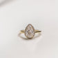 2.35 Ct Elongated Pear Cut Lab Grown Diamond Ring
