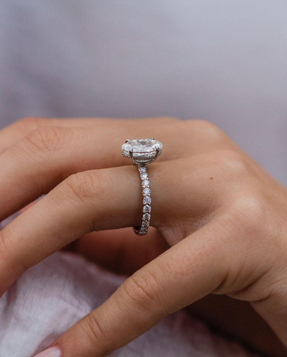 Oval Cut Labgrown Ring