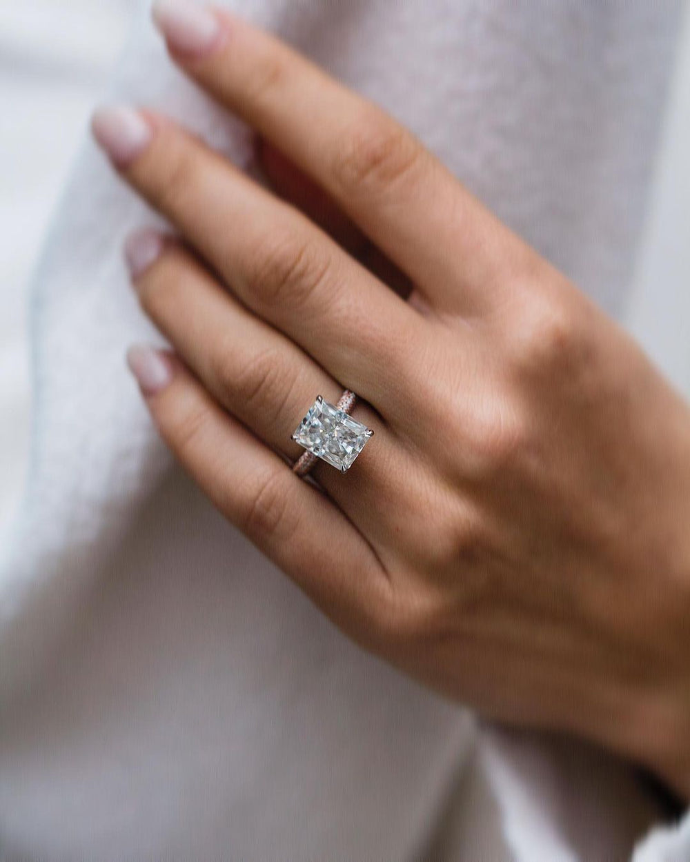 Radiant Cut Labgrown Ring