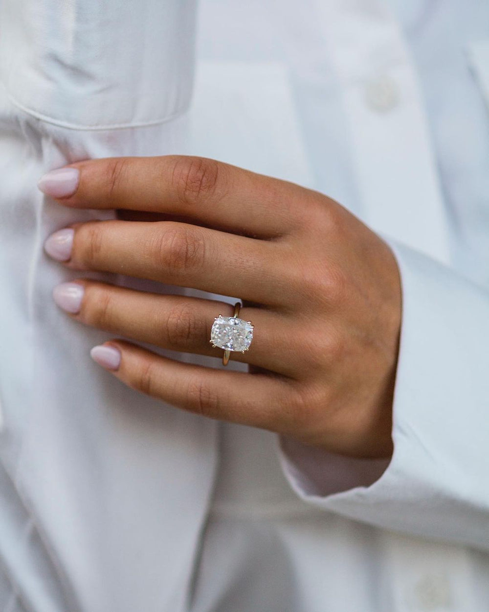 Cushion Cut Labgrown Ring