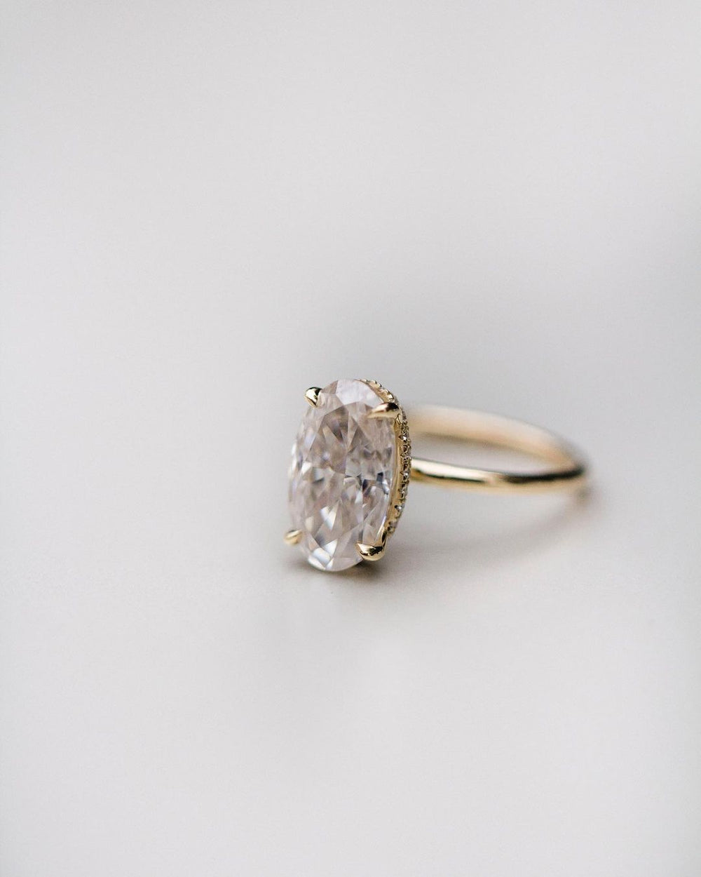 Oval Cut Labgrown Engagement Ring